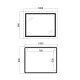Qtap Дзеркало Cardinal 1000х800 з LED-підсвічуванням Touch, з антизапотіванням, з димером, рег. темп. кольору (3000-6500K) QT0478C10080