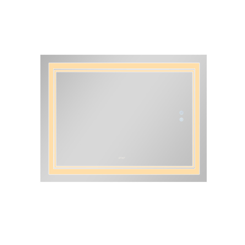 Qtap Дзеркало Cardinal 1000х800 з LED-підсвічуванням Touch, з антизапотіванням, з димером, рег. темп. кольору (3000-6500K) QT0478C10080