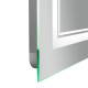 Qtap Дзеркало Cardinal 1000х800 з LED-підсвічуванням Touch, з антизапотіванням, з димером, рег. темп. кольору (3000-6500K) QT0478C10080