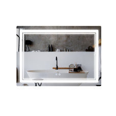 Дзеркало Qtap Cardinal (CA2) 1200х800 з LED-підсвічуванням Touch, з антизапотіванням, з димером, рег. темп. кольору (3000-6500K) QT0478C1208048454 SD00054578