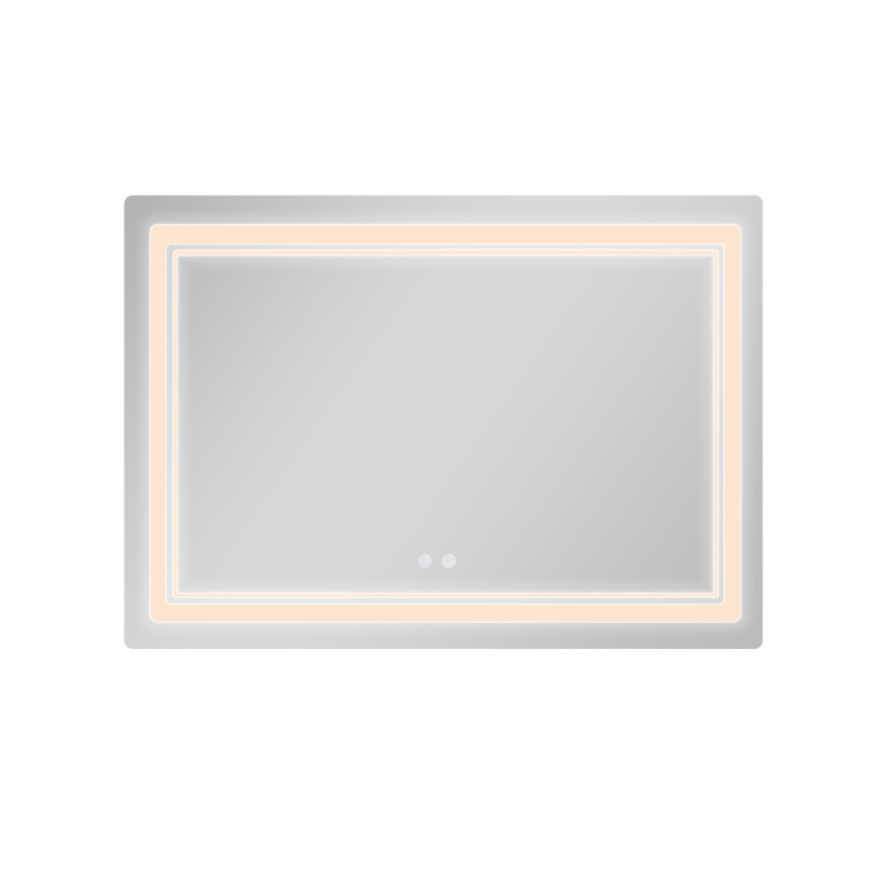 Дзеркало Qtap Cardinal (CA2) 1200х800 з LED-підсвічуванням Touch, з антизапотіванням, з димером, рег. темп. кольору (3000-6500K) QT0478C1208048454 SD00054578