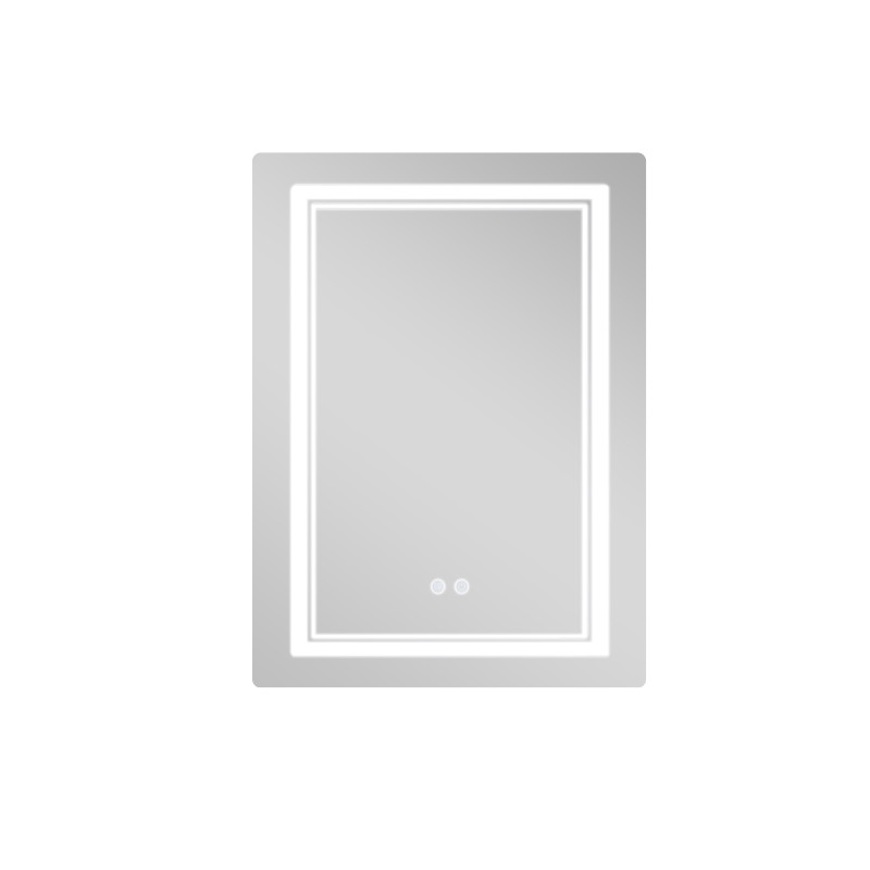 Дзеркало Qtap Cardinal (CA2) 600х800 з LED-підсвічуванням Touch, з антизапотіванням, з димером, рег. темп. кольору (3000-6500K) QT0478C608048453 SD00054577