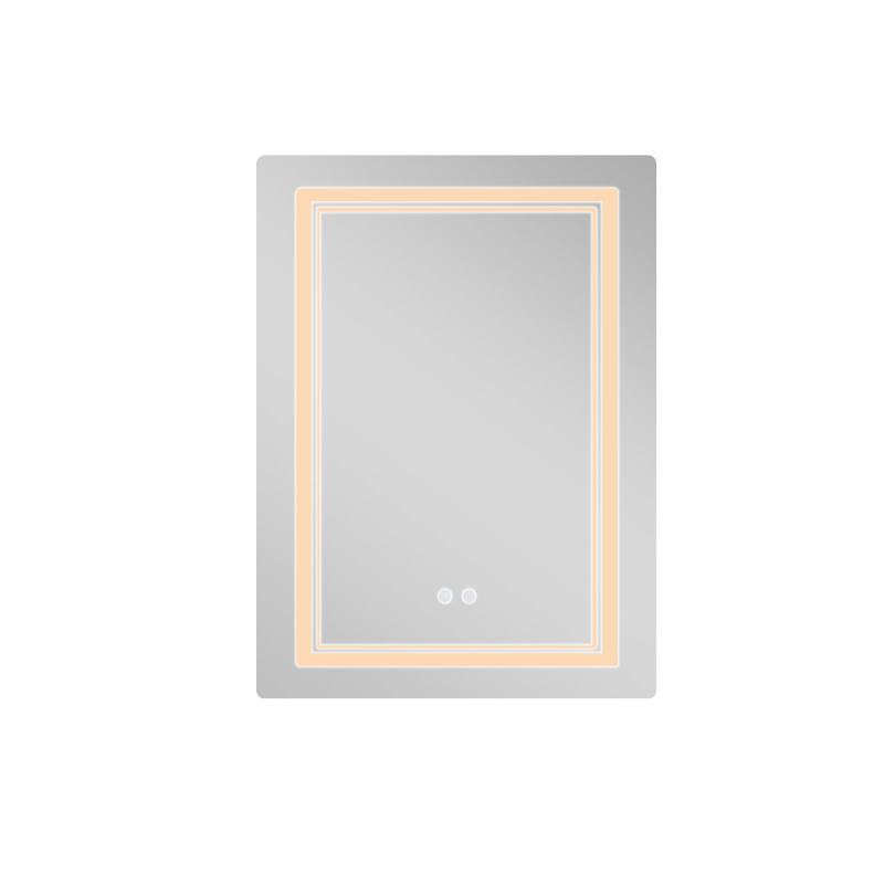 Дзеркало Qtap Cardinal (CA2) 600х800 з LED-підсвічуванням Touch, з антизапотіванням, з димером, рег. темп. кольору (3000-6500K) QT0478C608048453 SD00054577