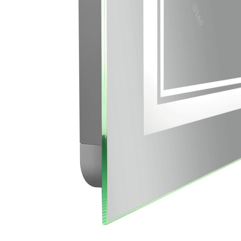 Qtap Дзеркало Cardinal 500х800 з LED-підсвічуванням Touch, з антизапотіванням, з димером, рег. темп. кольору (3000-6500K) Reverse QT0478C5080