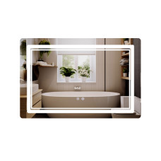 Дзеркало Qtap Cardinal (CA2) 800х600 з LED-підсвічуванням Touch, з антизапотіванням, з димером, рег. темп. кольору (3000-6500K) QT0478C806048457 SD00054581