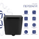 Унітаз підвісний Qtap Crow Ultra Quiet 485×340×290 мм, Matt Black, з сидінням Slim Duroplast/ Soft-close/ Quick Release QT05335171MB SD00054229