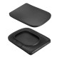 Унітаз підвісний Qtap Crow Ultra Quiet 485×340×290 мм, Matt Black, з сидінням Slim Duroplast/ Soft-close/ Quick Release QT05335171MB SD00054229