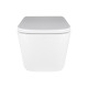 Qtap Унітаз підвісний Crow безобідковий з сідінням Soft-close QT05335171W