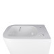 Qtap Унітаз підвісний Crow безобідковий з сідінням Soft-close QT05335171W