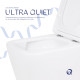 Qtap Унітаз підвісний Crow безобідковий з сідінням Soft-close QT05335170W