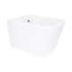 Біде підвісне Qtap Crow 485х340х290 мм White QT05555371W SD00054230