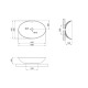 Qtap Раковина-чаша Dove 625х415х150 White QT06113077WN
