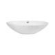 Qtap Комплект Dove: Раковина накладна овальна 625x415x150 мм White + Донний клапан PU02O