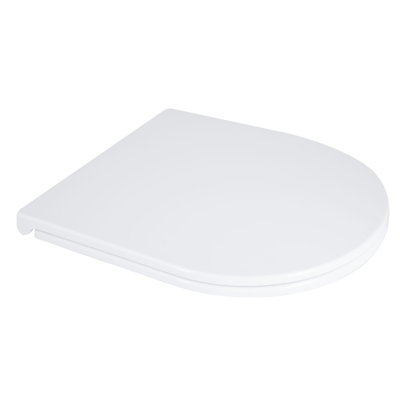 Qtap Унітаз підлоговий Dove Rimless безобідковий з сидінням Soft-close WHITE QT06228380BW