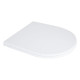 Qtap Унітаз підлоговий Dove Rimless безобідковий з сидінням Soft-close WHITE QT06228380BW