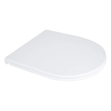 Сидіння для унітаза підлогового (Dove) 425×363×30 мм, White, з мікроліфтом, Slim Duroplast, Quick Release QT06228380BW3 Qtap SD00053462