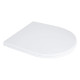 Сидіння для унітаза підлогового (Dove) 425×363×30 мм, White, з мікроліфтом, Slim Duroplast, Quick Release QT06228380BW3 Qtap SD00053462