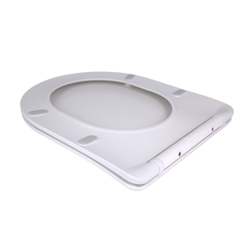 Сидіння для унітаза підлогового (Dove) 425×363×30 мм, White, з мікроліфтом, Slim Duroplast, Quick Release QT06228380BW3 Qtap SD00053462