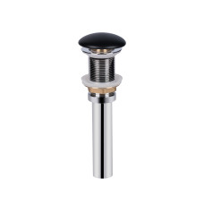 Qtap Донний клапан для раковини PU03 70х70х227.5 Matt black