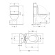 Qtap Унітаз підлоговий Jay Ultra Quiet з сидінням Soft-close 640x360x835 мм QT07222175TW White