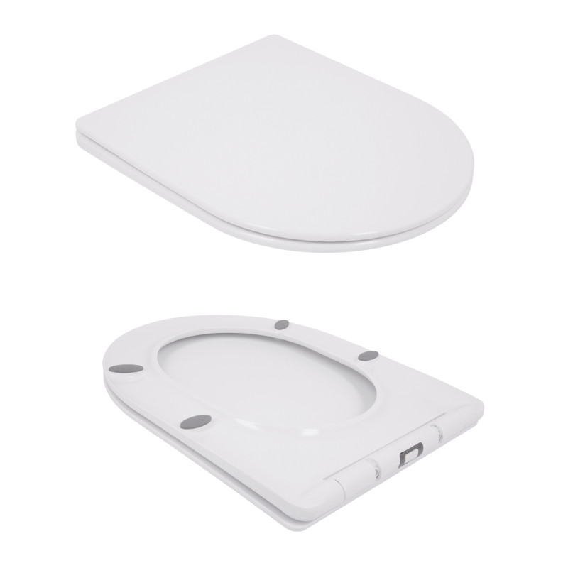 Qtap Унітаз підлоговий Jay Ultra Quiet з сидінням Soft-close 640x360x835 мм QT07222175TW White