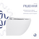 Унітаз підвісний Jay Rimless 485×360×320 мм, White, з сидінням Slim Duroplast/ Soft-close/ Quick Relase QT07335177RW Qtap SD00054231