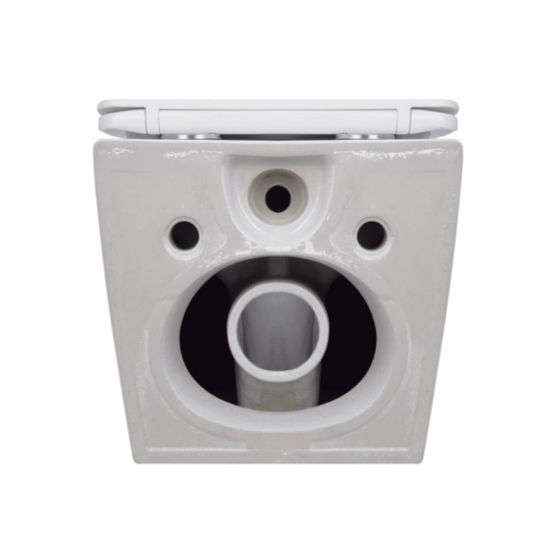 Готове рішення Qtap для ванної кімнати: підвісний унітаз Jay Rimless 485x360x320 + комплект інсталяції Standard (кругла клавіша Chrome) SD00057703