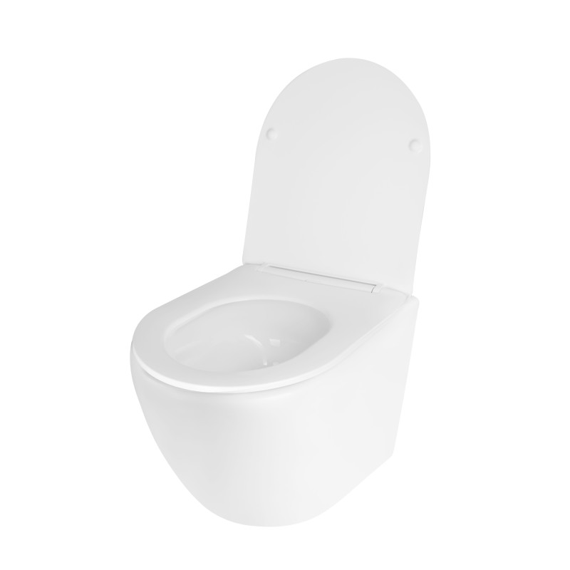 Qtap Унітаз підвісний Jay безободковий Ultra Quiet з сидінням Soft-close QT07335177W