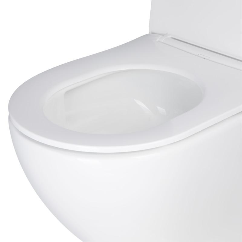 Qtap Унітаз підвісний Jay безободковий Ultra Quiet з сидінням Soft-close QT07335177W