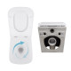 Qtap Акційний набір: Унітаз підвісний Jay Ultra Quiet QT07335177W 485х360х320 + Tern Ultra Quiet QT17332303ASW 490x365x325