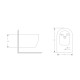 Біде підвісне Qtap Jay 485х360х320 мм White SD00054233
