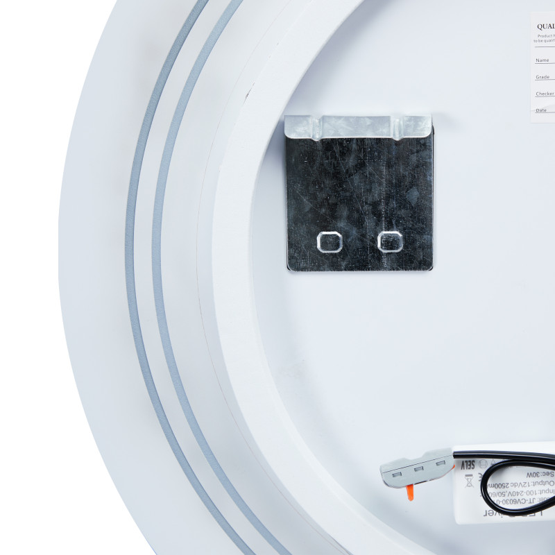 Qtap Дзеркало Jay N R590 з LED-підсвічуванням Touch, димер, рег. яскравості QT07782504W