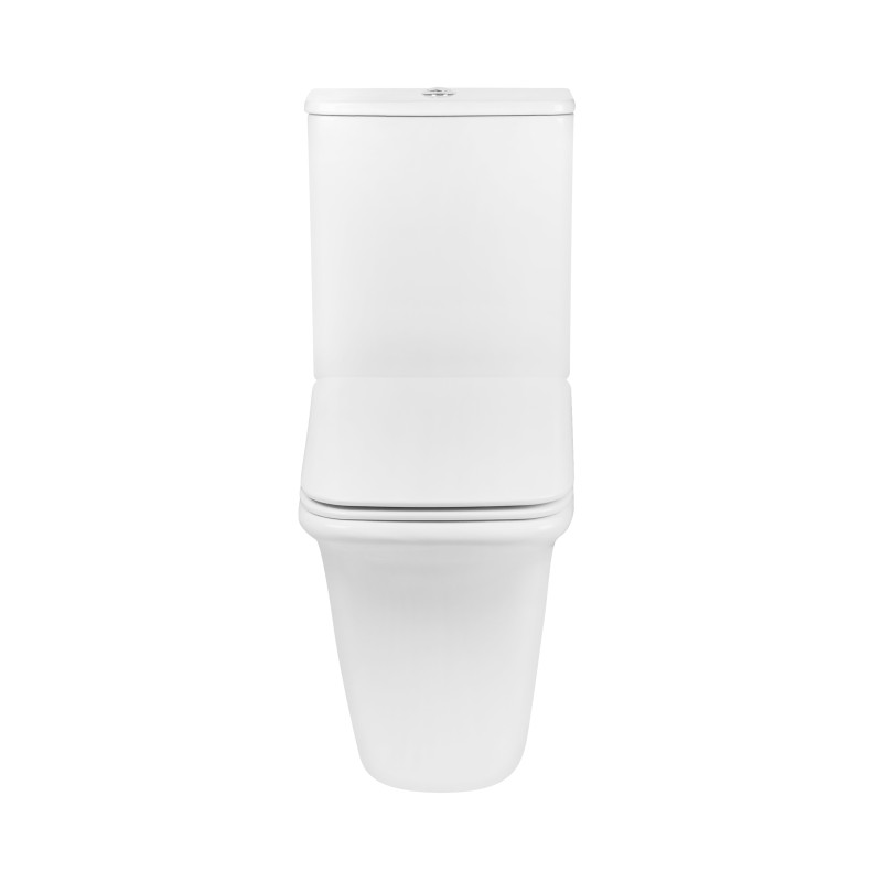 Qtap Унитаз-компакт Kalao безобидковый с сиденьем Soft-close QT08221213AW