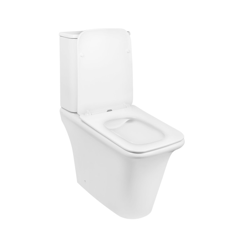 Qtap Унитаз-компакт Kalao безобидковый с сиденьем Soft-close QT08221213AW