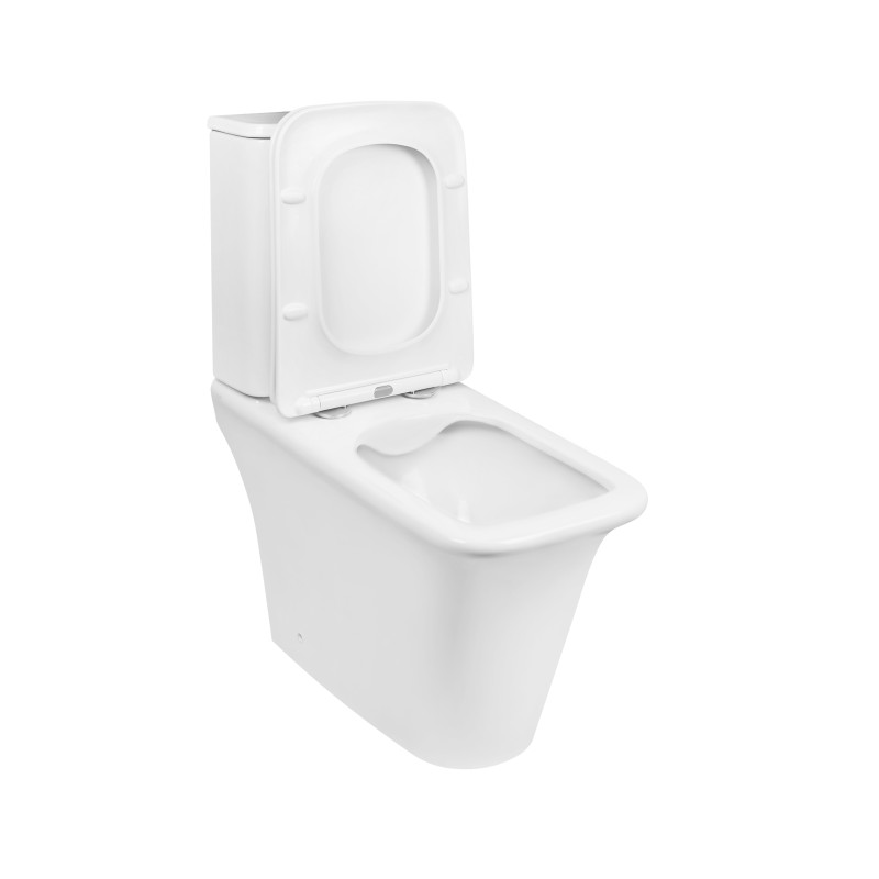 Qtap Унитаз-компакт Kalao безобидковый с сиденьем Soft-close QT08221213AW
