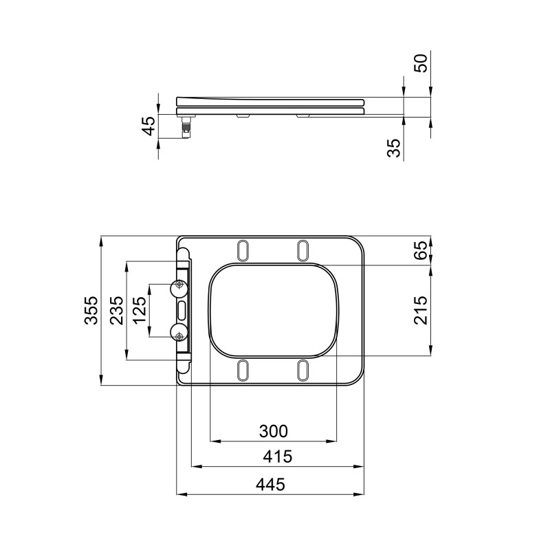 Qtap Сидіння для унітаза Kalao з мікроліфтом Slim QT08991213AW