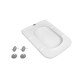 Qtap Сидіння для унітаза Kalao з мікроліфтом Slim QT08991213AW