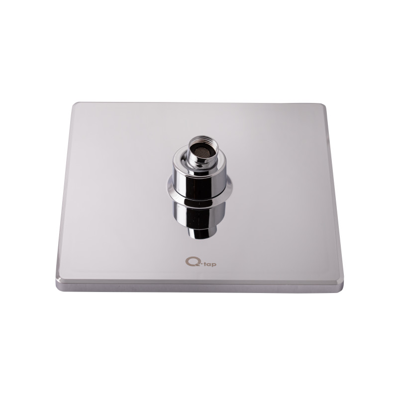 Qtap Душова стійка універсальна Plava на два споживача 1015 мм прямокутна QT1001CRM Chrome