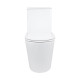 Qtap Унітаз-моноблок підлоговий Kolibri Ultra Quiet безобідковий з сидінням Soft-close WHITE QT10226380W