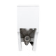 Qtap Унітаз-моноблок підлоговий Kolibri Ultra Quiet безобідковий з сидінням Soft-close WHITE QT10226380W