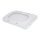 Qtap Унітаз-моноблок підлоговий Kolibri Ultra Quiet безобідковий з сидінням Soft-close WHITE QT10226380W