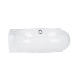 Qtap Раковина Leo 430x290x140 White QT11115011LWN