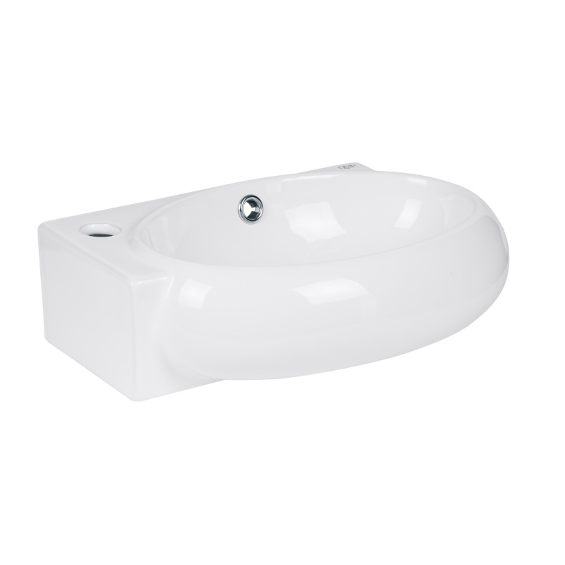 Qtap Раковина Leo 430x290x140 White QT11115011LWN