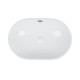 Qtap Раковина Leo 590x400x170 White з донним клапаном QT11114028W
