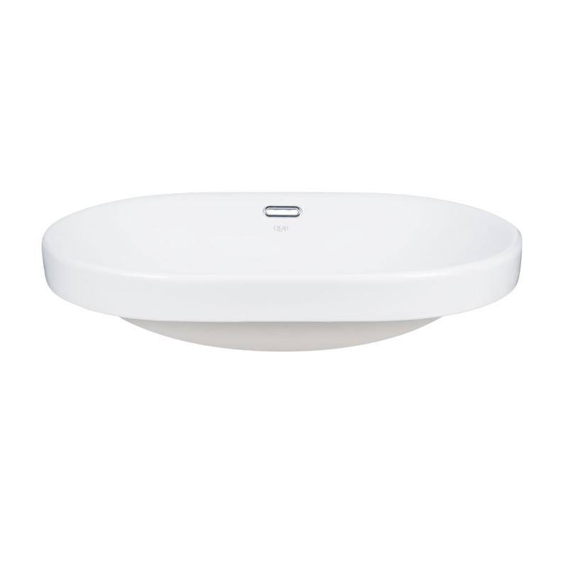 Qtap Раковина Leo 590x400x170 White з донним клапаном QT11114028W