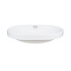 Qtap Комплект Leo: Раковина врізна овальна 590x400x170 мм White + Донний клапан PU02O
