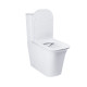 Qtap Унітаз-компакт Nando безобідковий з сидінням Soft-close QT12221222AW