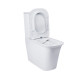 Qtap Унітаз-компакт Nando безобідковий з сидінням Soft-close QT12221222AW