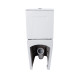 Qtap Унітаз-компакт Nando безобідковий з сидінням Soft-close QT12221222AW