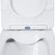 Qtap Унітаз-компакт Nando безобідковий з сидінням Soft-close QT12221222AW